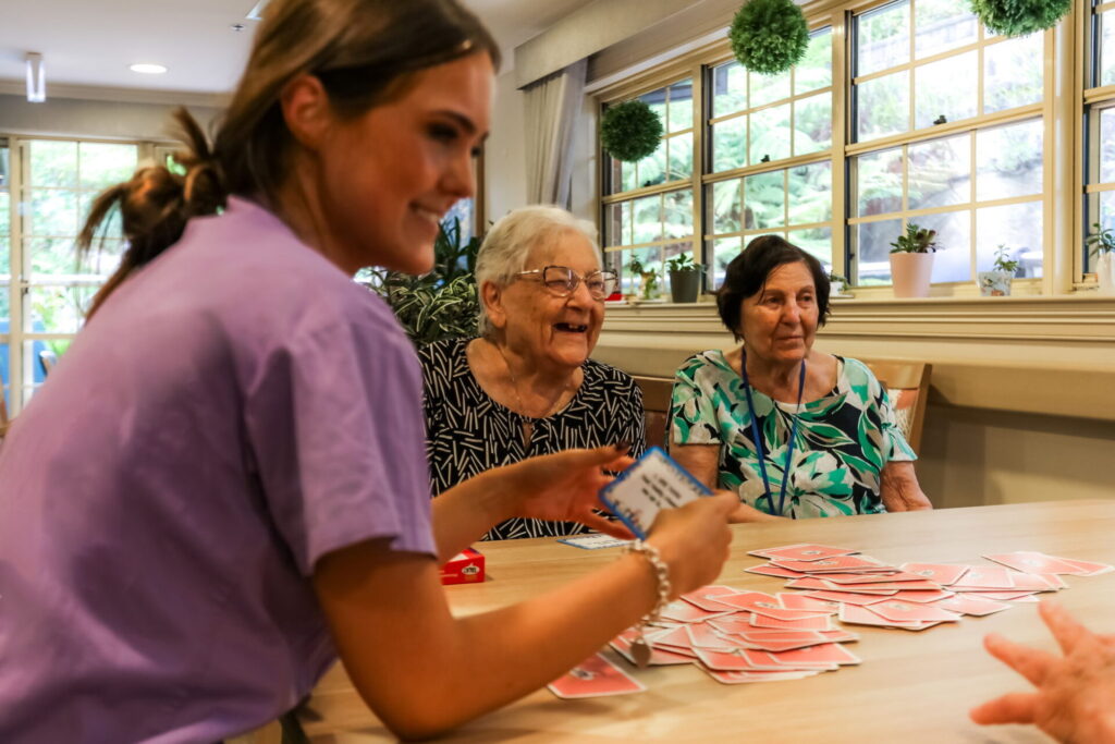 Ibis care aged care home Blakehurst resident activity