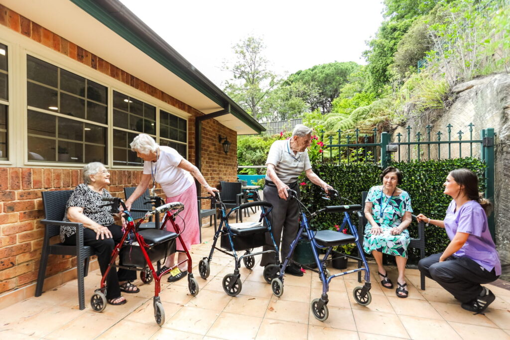 Specialised Care at Ibis care aged care residents garden walkers complex care needs
