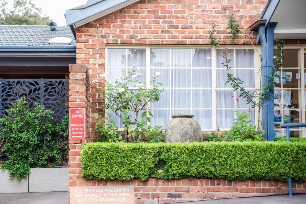 Ibis Care aged care Blakehurst building entrance