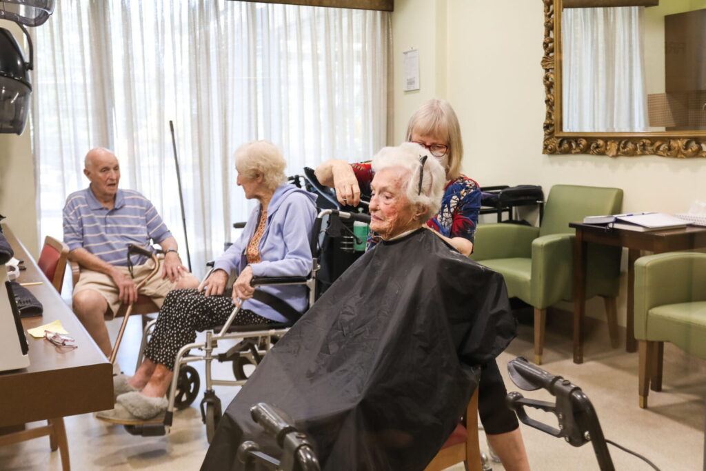 Ibis Care aged care mortdale ferndale gardens hair salon