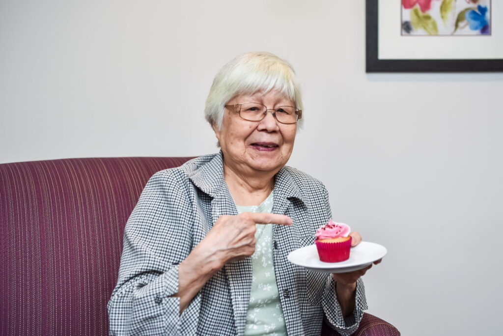 Ibis Care aged care resident afternoon tea